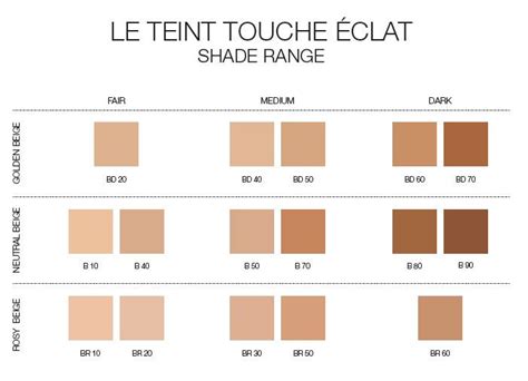 ysl base opacizzante|ysl foundation shade guide.